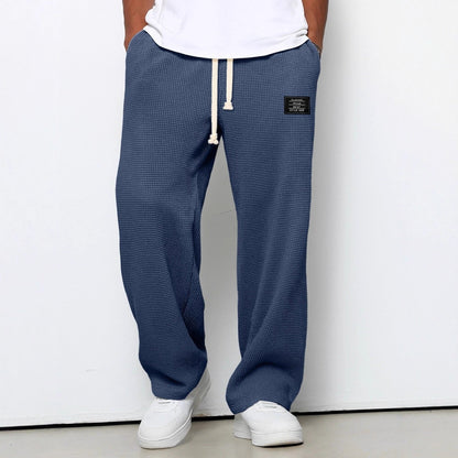 Herrenhose Waffelstrick Kordelzug Bequem