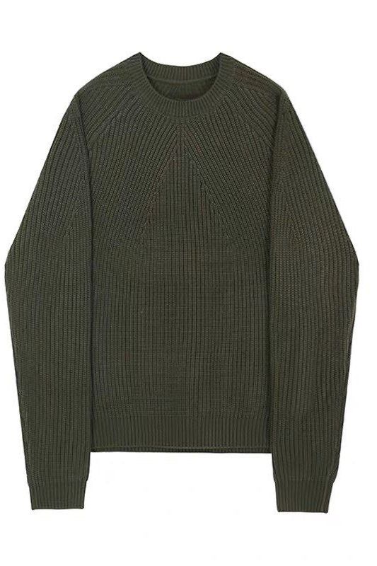 Eveloria Herren Pullover Gerippt Elegantes Design