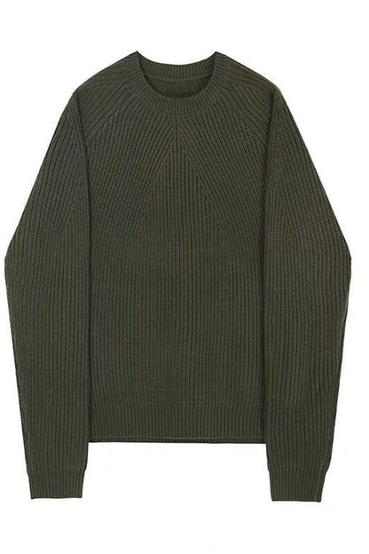 Eveloria Herren Pullover Gerippt Elegantes Design