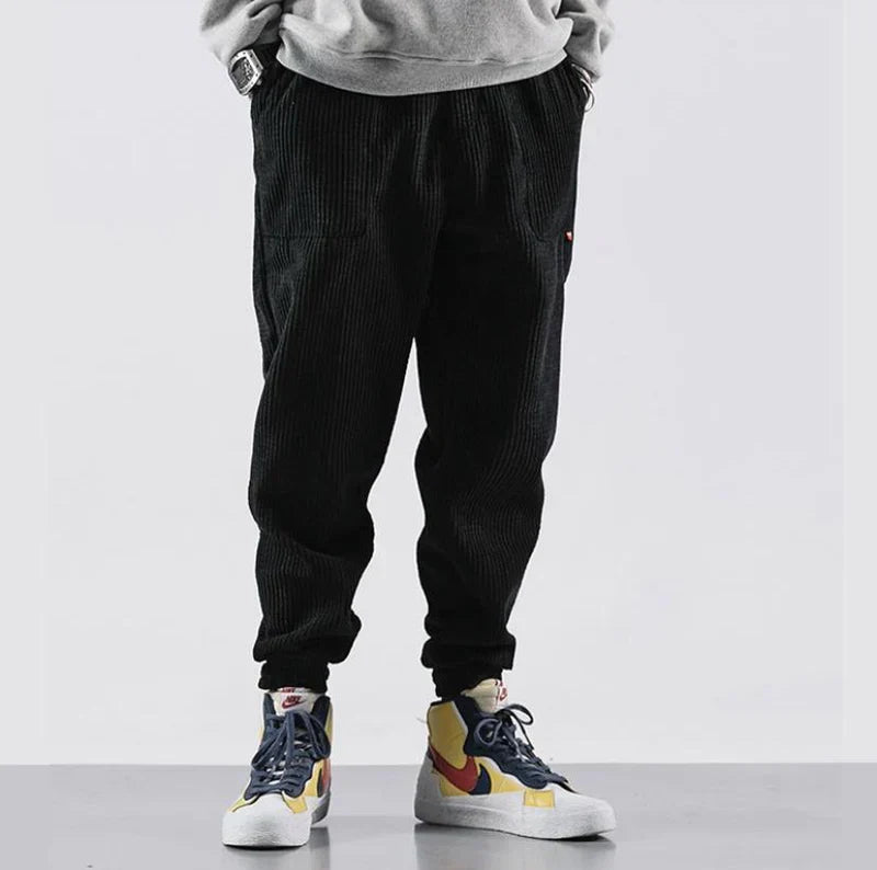 Herren Jogginghose Cord Bequem