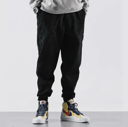 Herren Jogginghose Cord Bequem