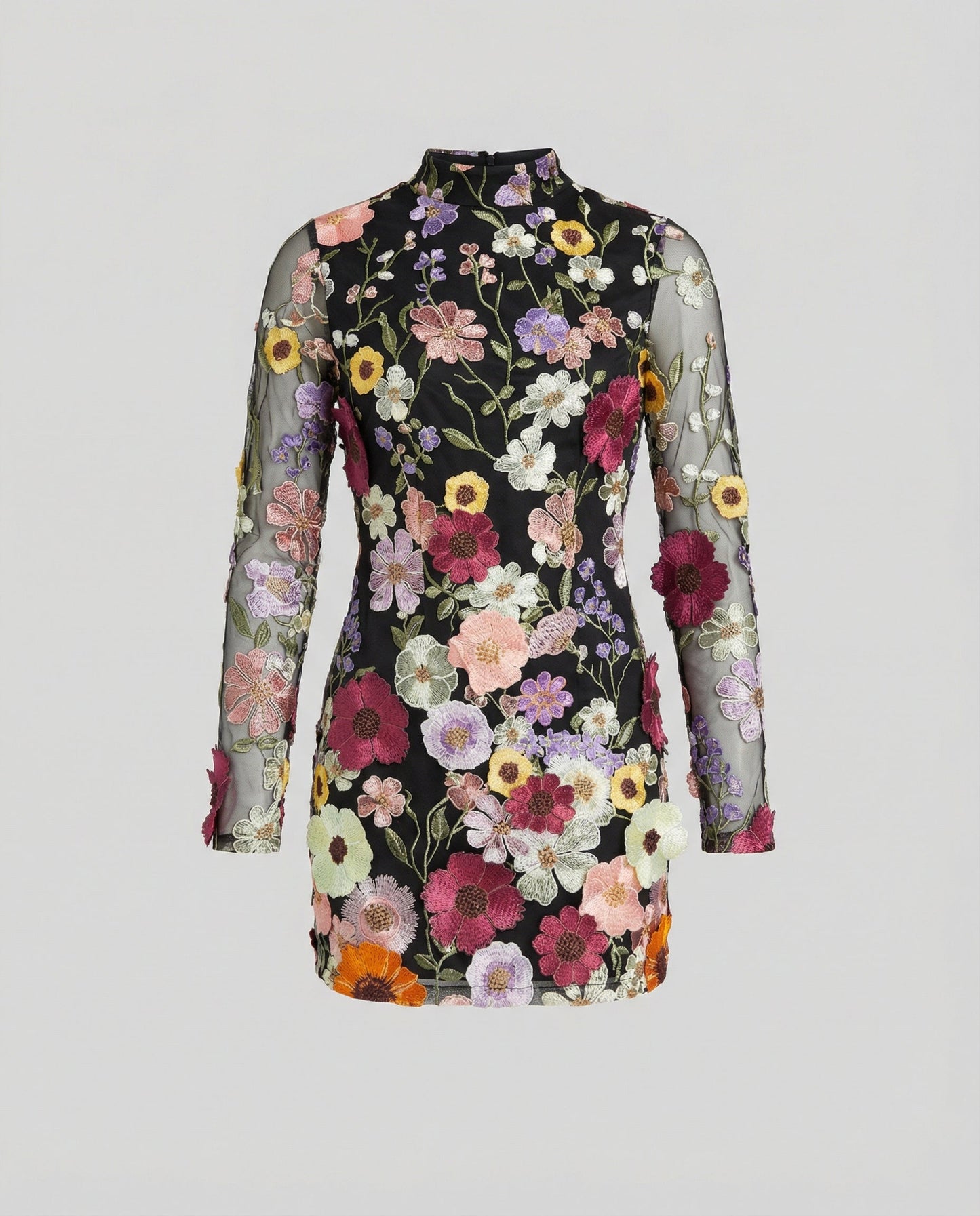 Damen Minikleid Floralmuster
