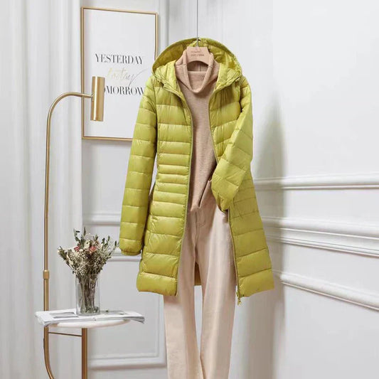 Eveloria Damen Ultraleichte Daunenjacke Mit Kapuze - Eveloria