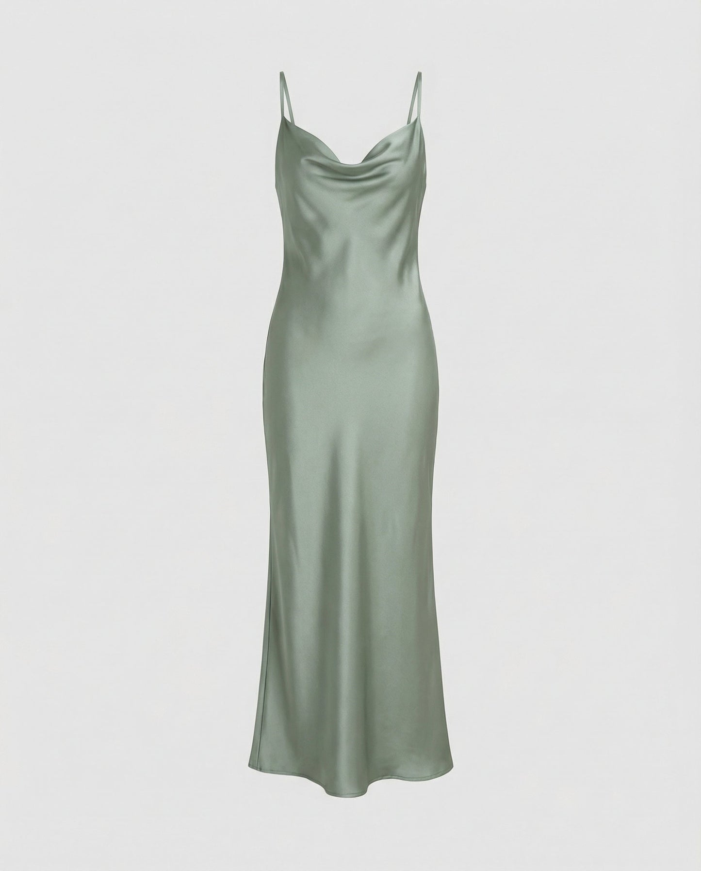 Damen Satin-Kleid Elegantes Abendkleid