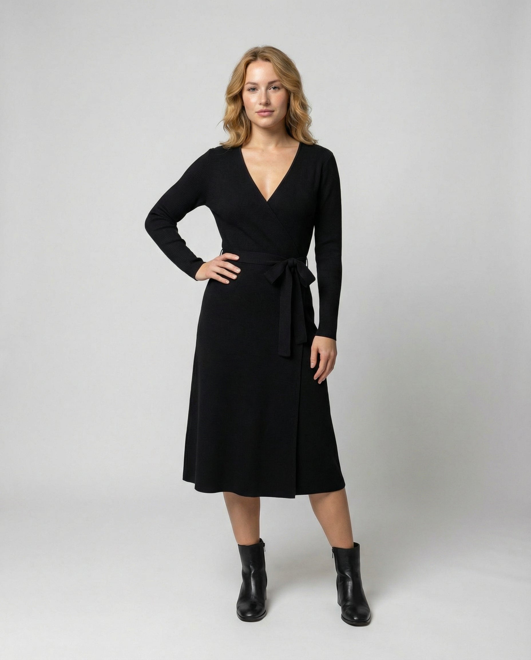 Elegantes Damen Wickelkleid - Eveloria