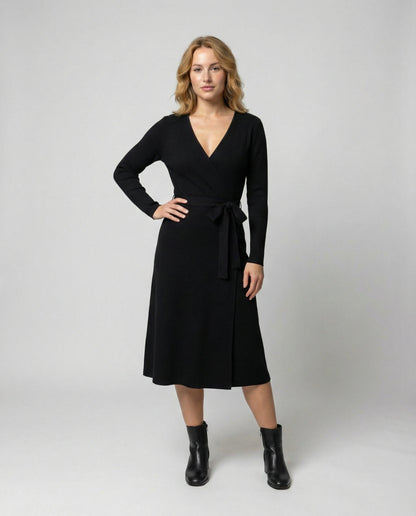 Elegantes Damen Wickelkleid - Eveloria