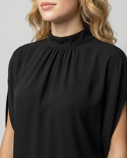Damen Fledermausärmel Kleid Elegantes