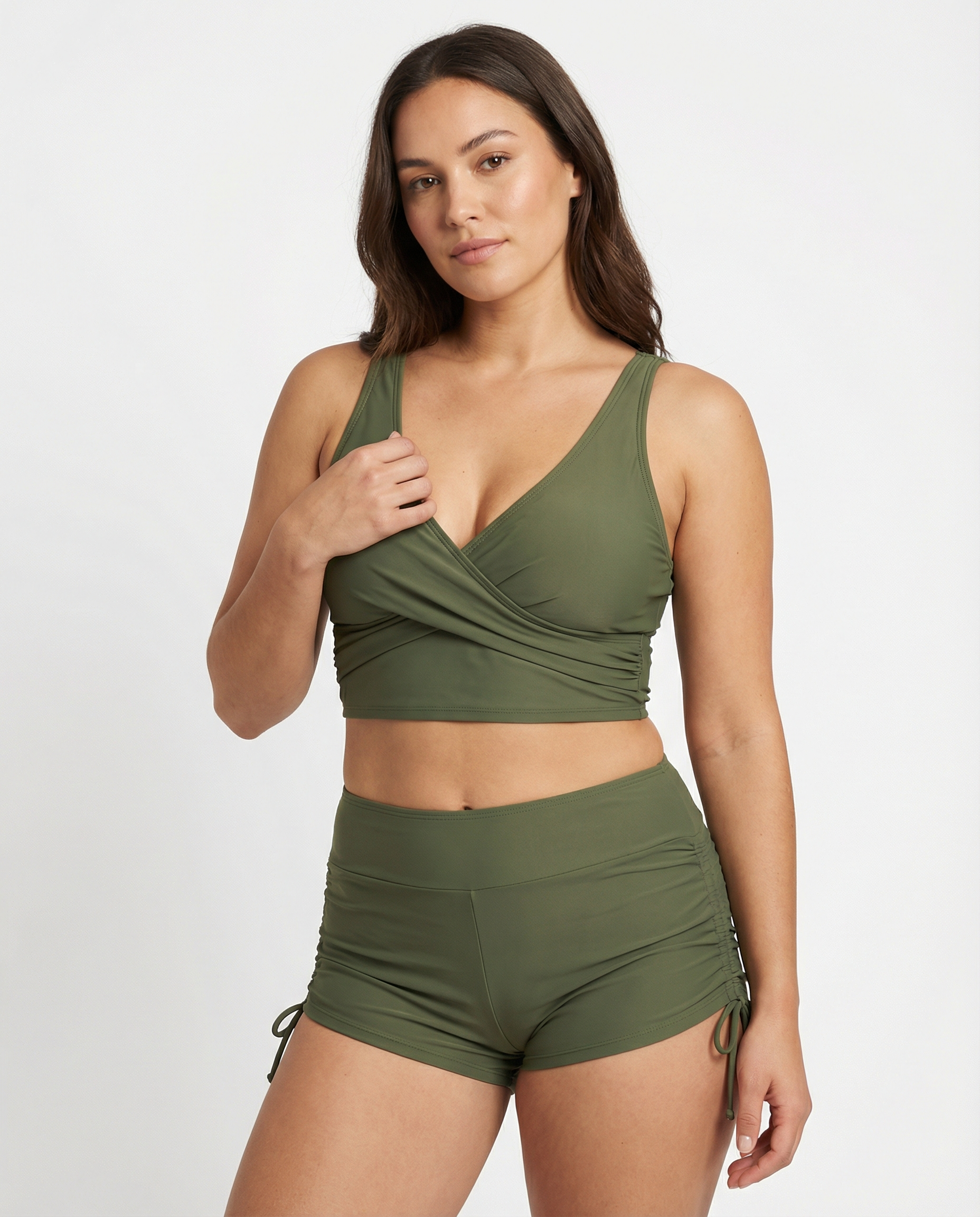 Eveloria Damen Bikini Olivgrün - Eveloria