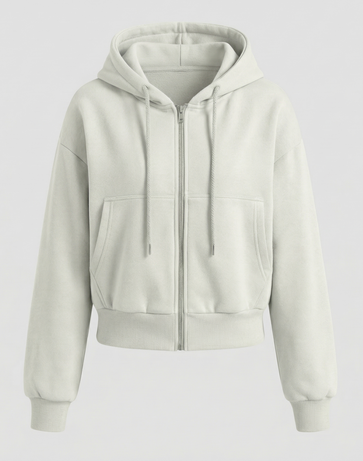 Oversize Sweatshirt mit Reißverschluss