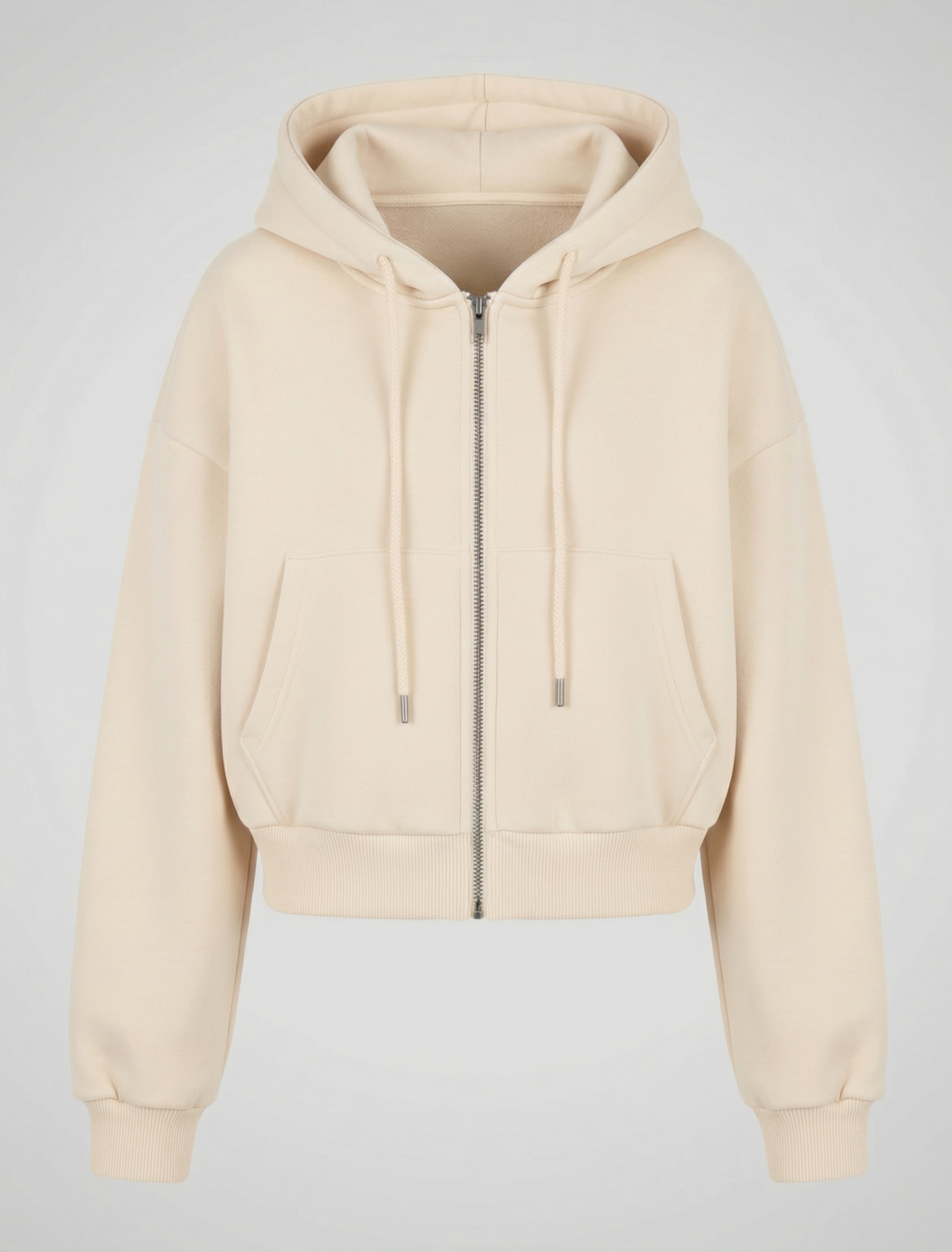 Oversize Sweatshirt mit Reißverschluss