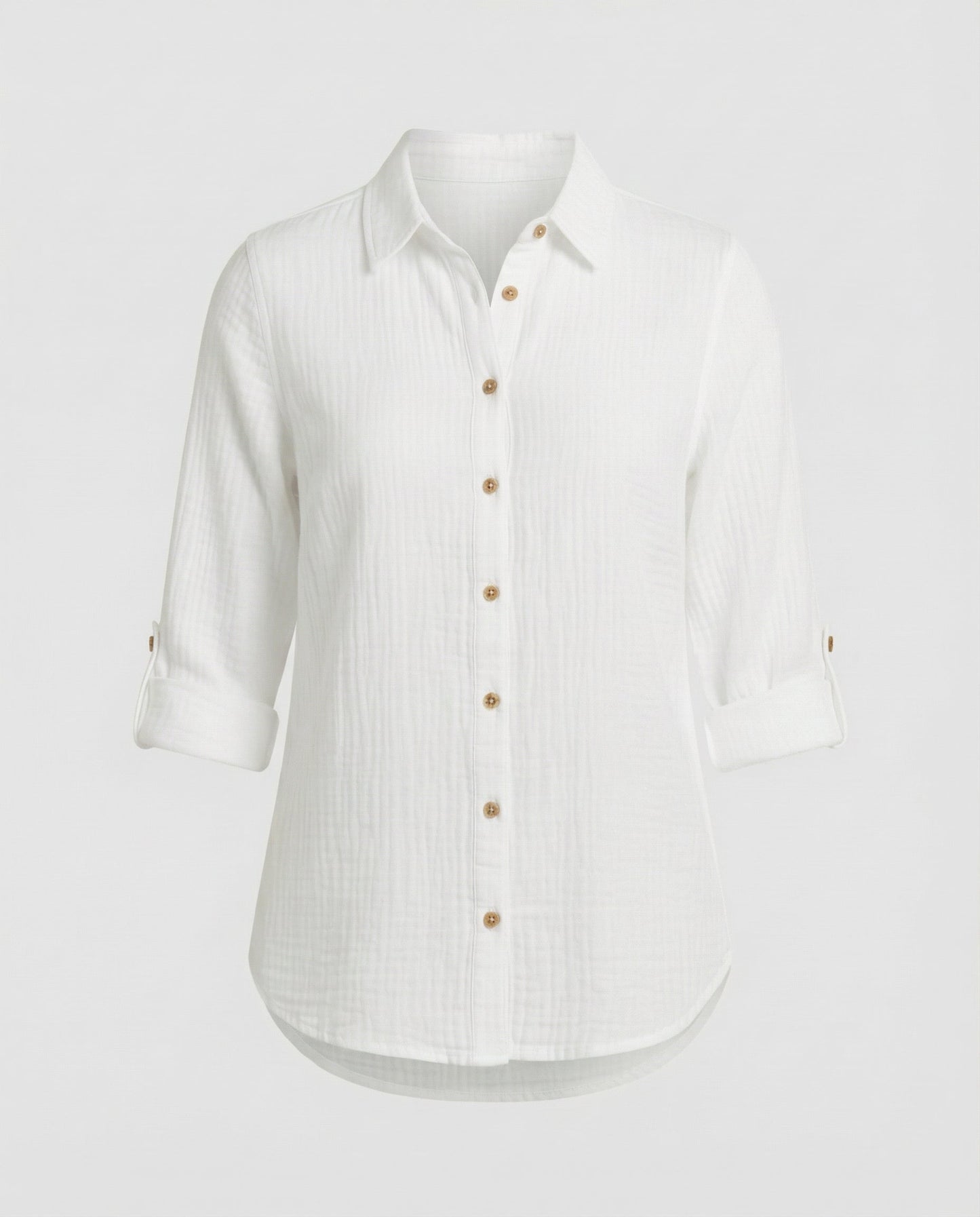 Damenhemd Rüschen Elegantes Bluse Weiss