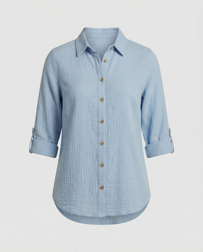 Damenhemd Rüschen Elegantes Bluse Weiss