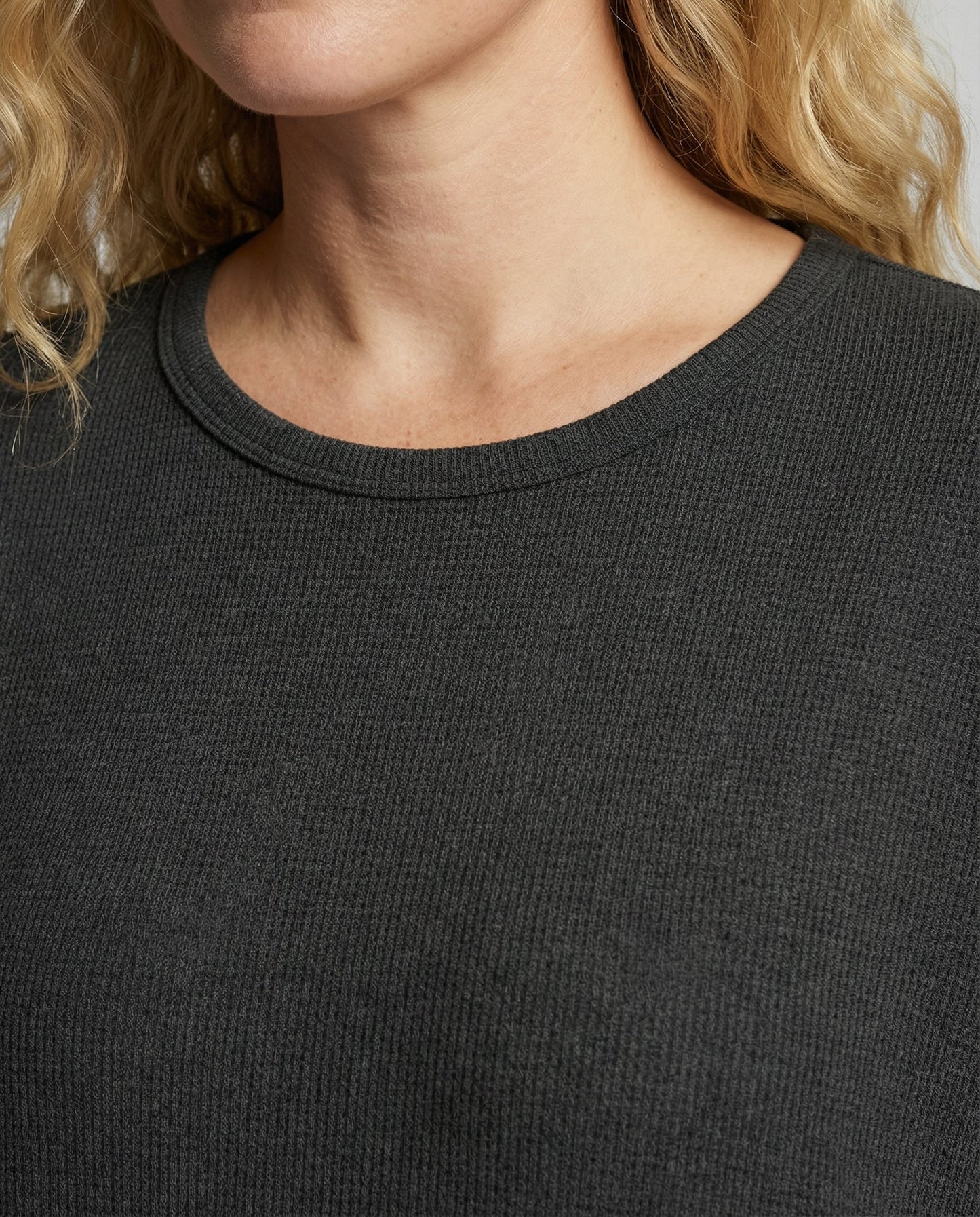 Damen Longpullover Lässig Baumwolle Beige