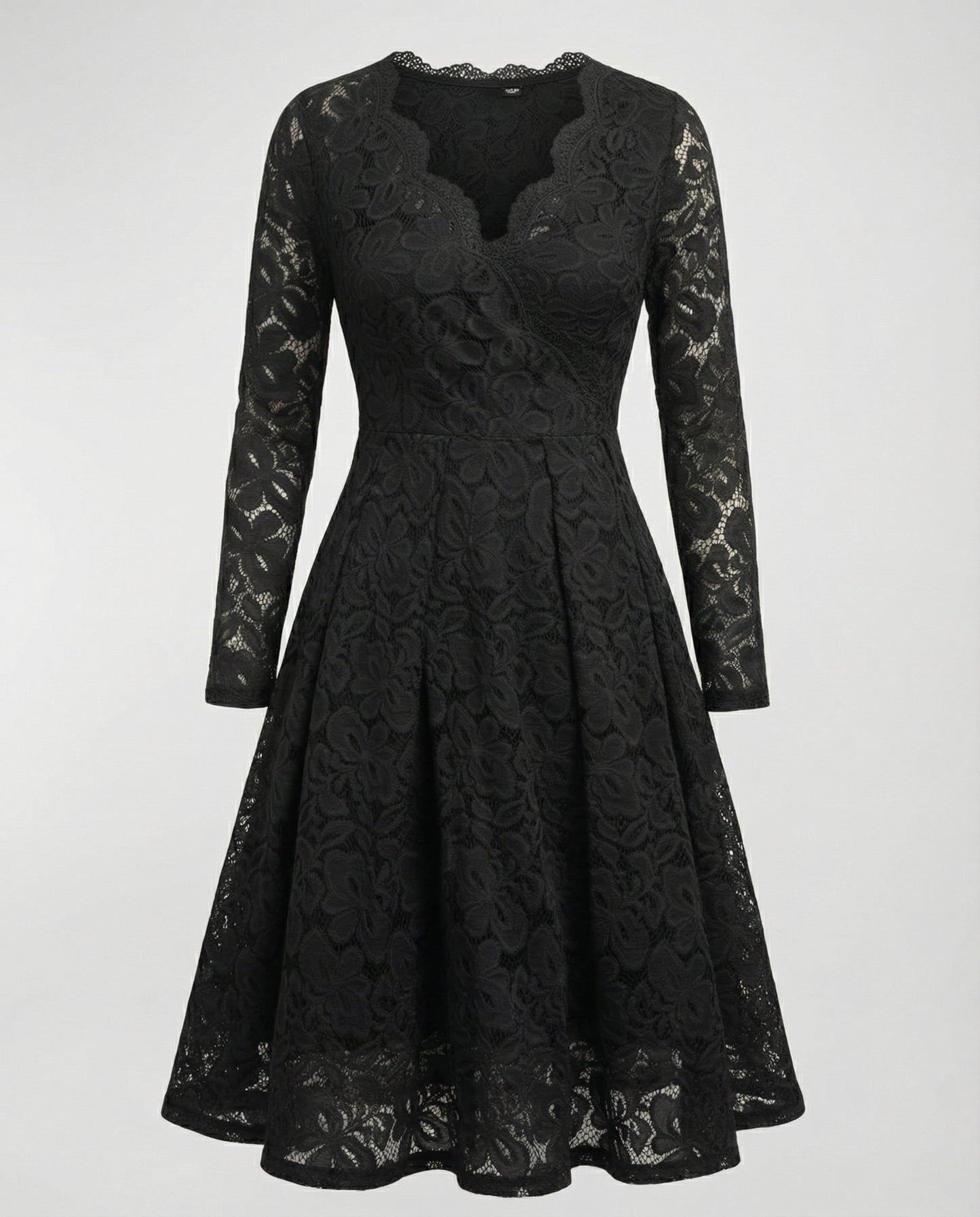Eveloria Damen Spitzenkleid Elegantes Abendkleid