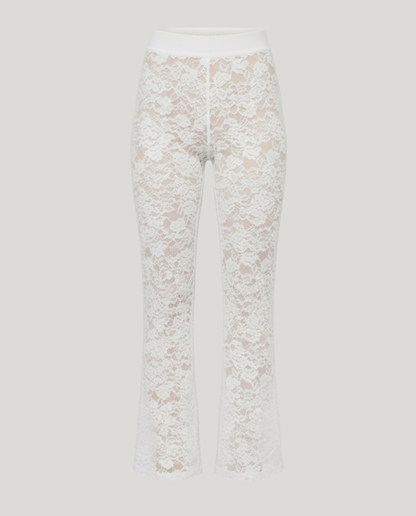 Elegante Damen Spitzenhose
