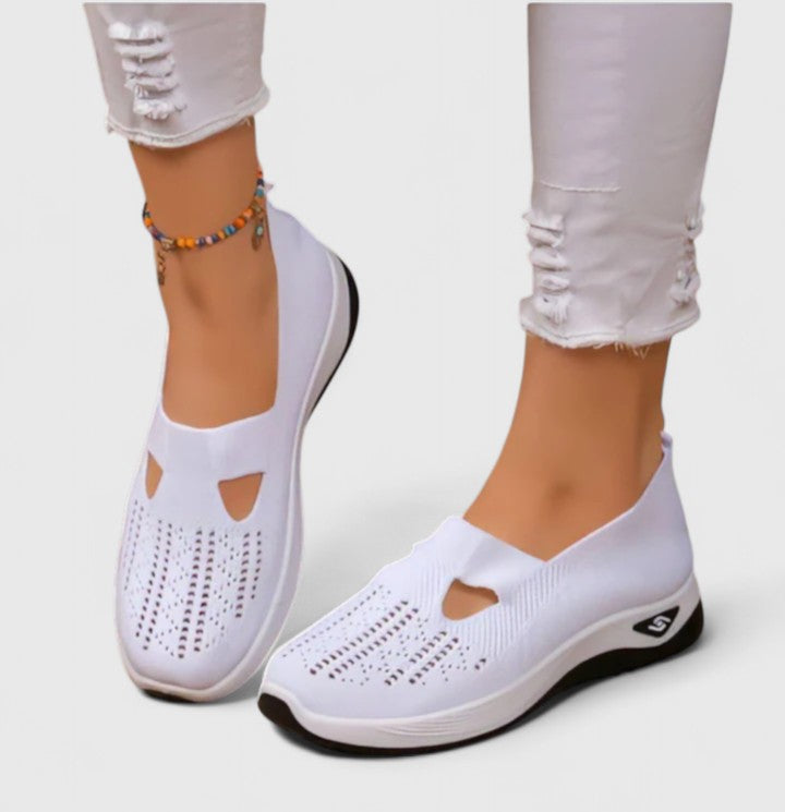 Regine Damen Slip-On Sneaker Atmungsaktives Mesh