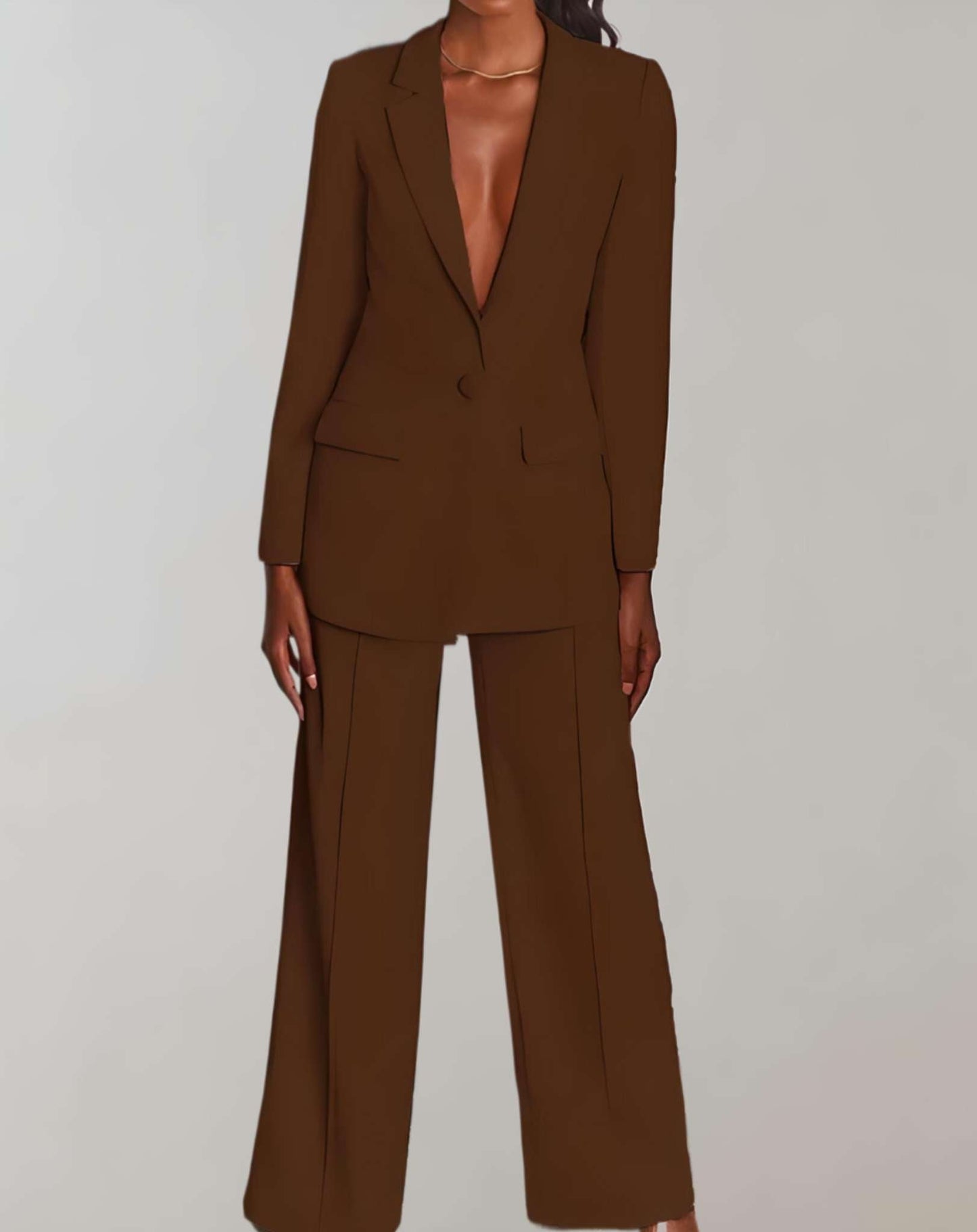 Damen Business-Jackett 2-teiliges Set