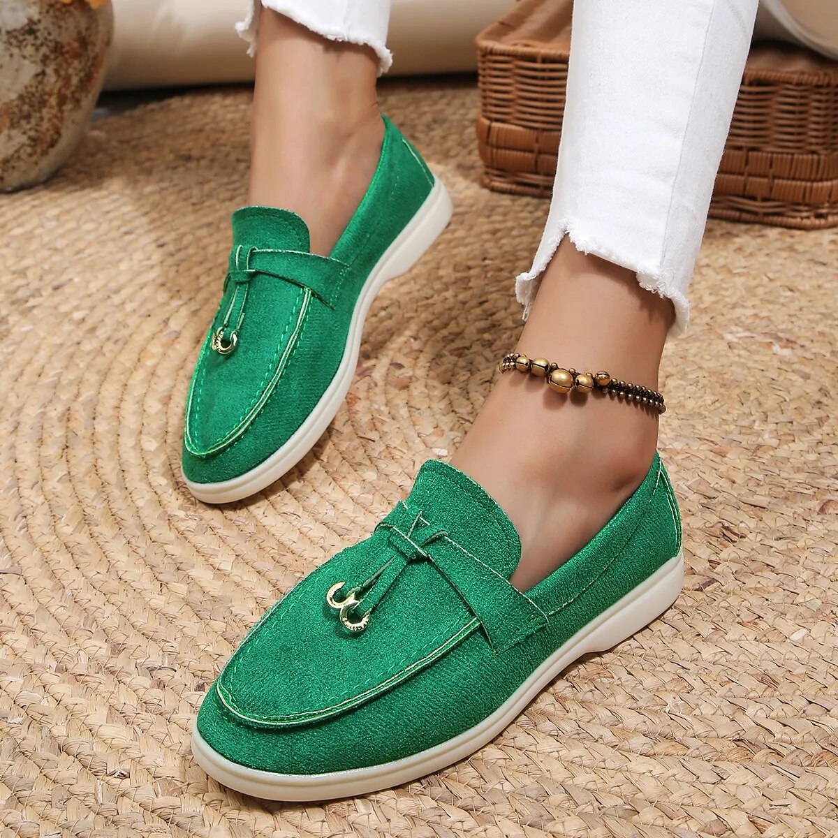 Eveloria Damen Wildschuhe Slipper