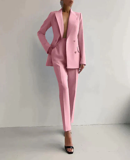 Damen Blazer Hose Set