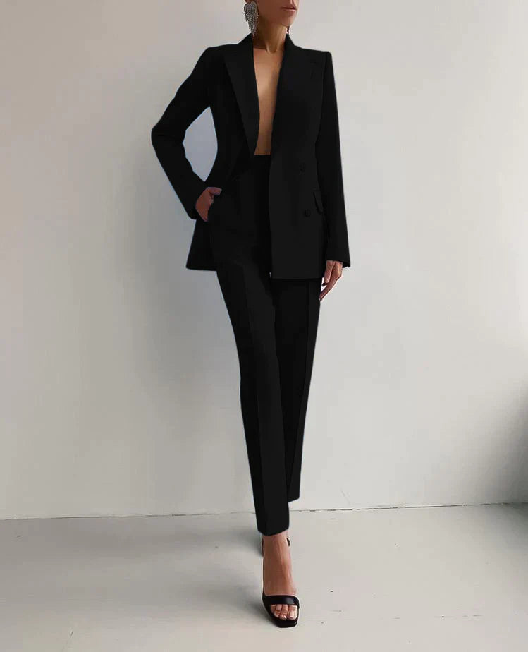 Damen Blazer Hose Set