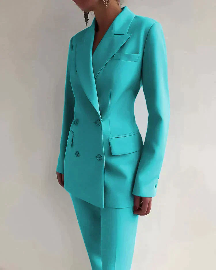 Damen Blazer Hose Set