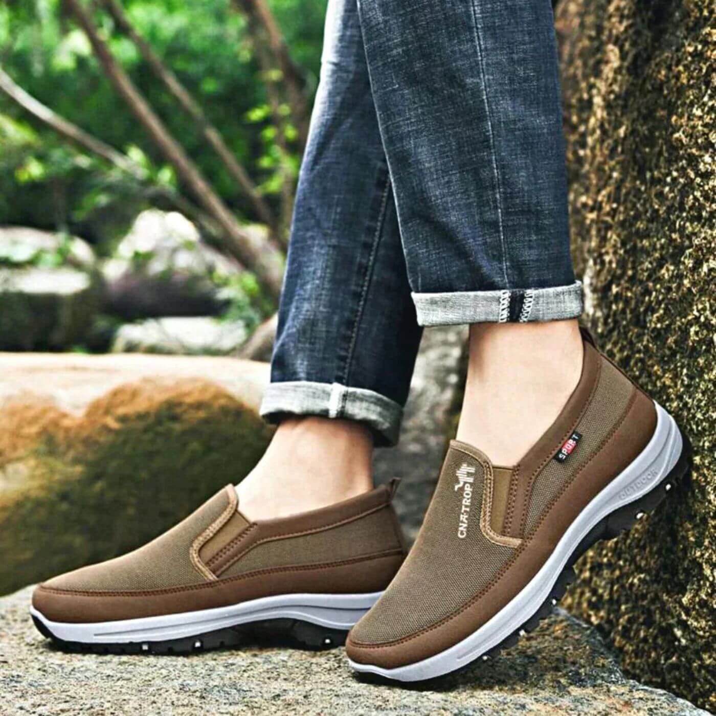 Herren Orthopädische Slip-On Schuhe Bequem