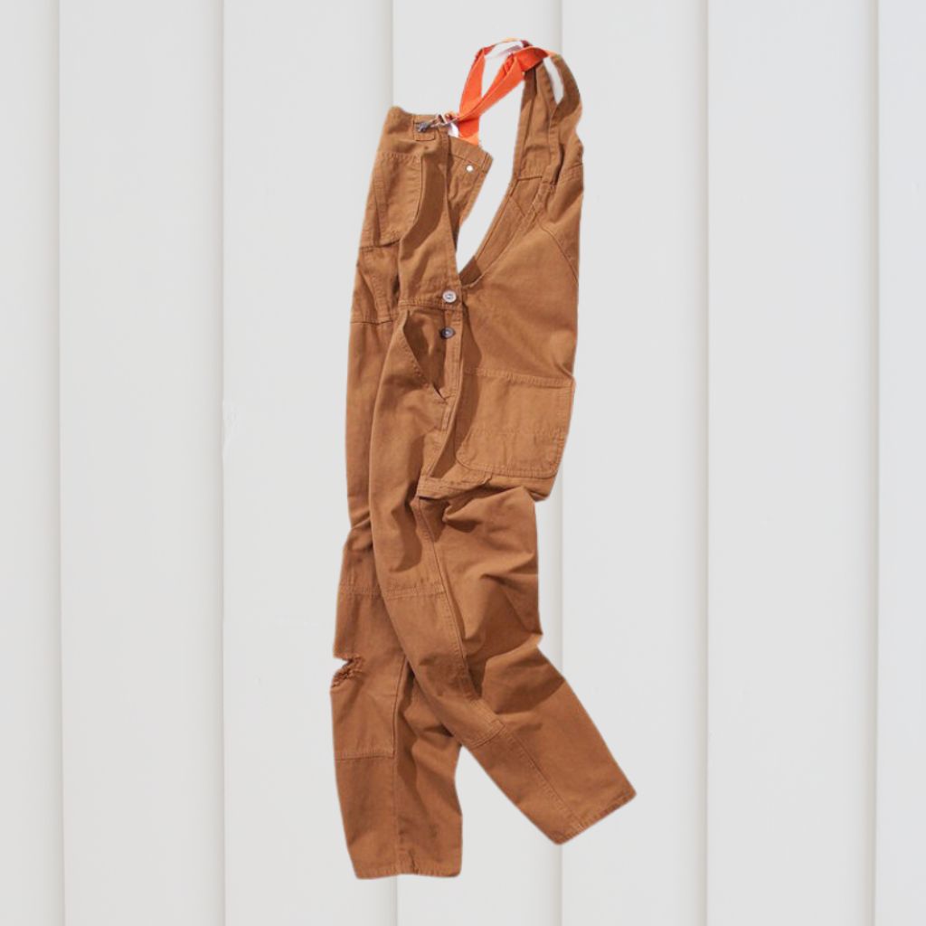 Eveloria Unisex Gartenoverall Bequem Baumwolle Grün