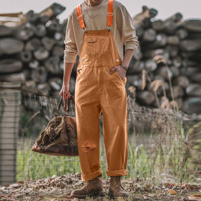 Eveloria Unisex Gartenoverall Bequem Baumwolle Grün - Eveloria