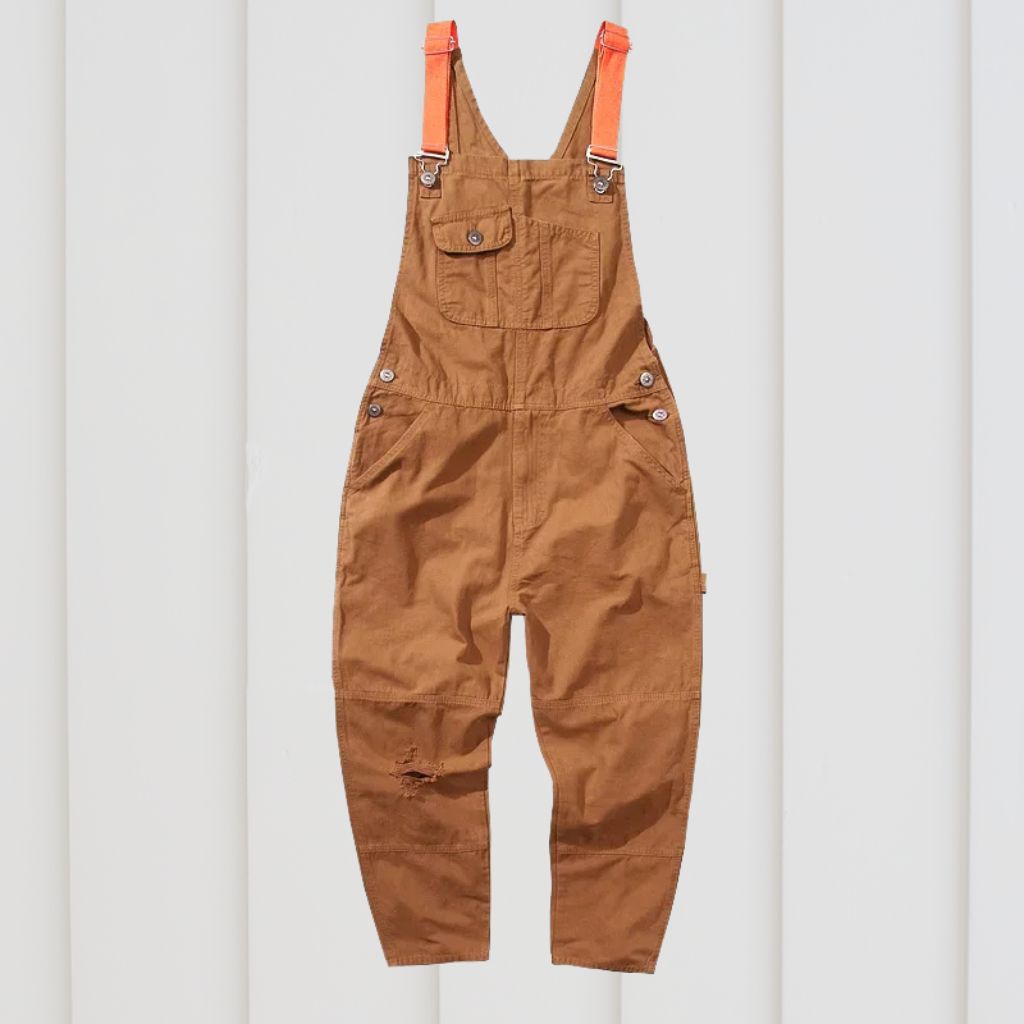 Eveloria Unisex Gartenoverall Bequem Baumwolle Grün