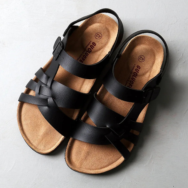 Eveloria Damen Orthopädische Sandalen Unterstützender Fußbett