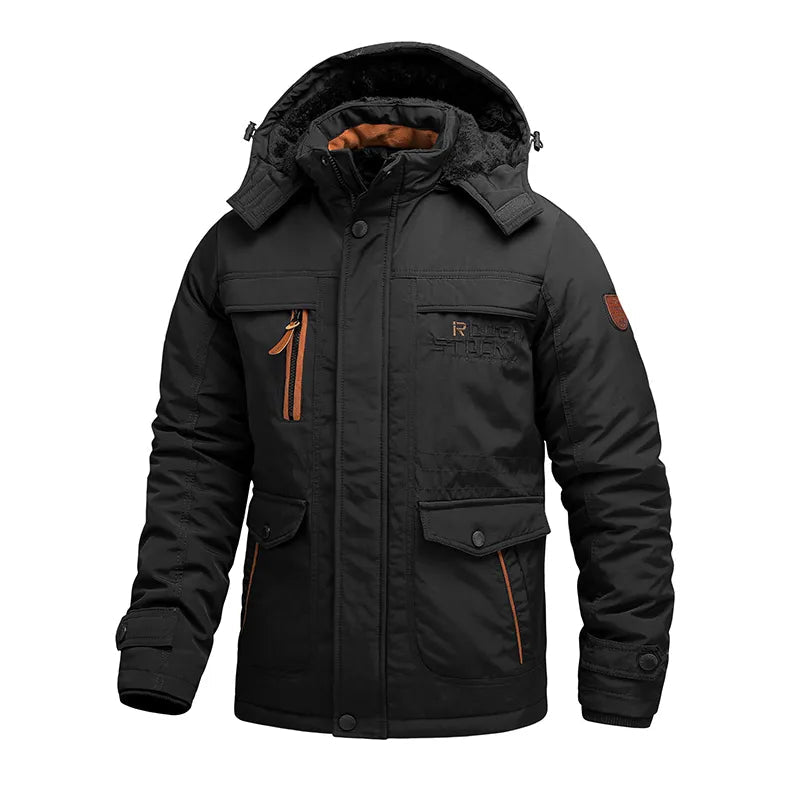 Eveloria Damen Winterjacke Winddicht Isoliert Kapuze