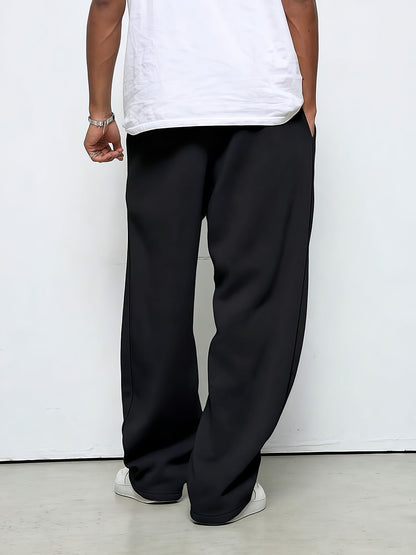 Jogger mit geradem Bein | Baggy | Kordelzug | Sweatpants | Jogger für Männer-Chaps Herrenmode