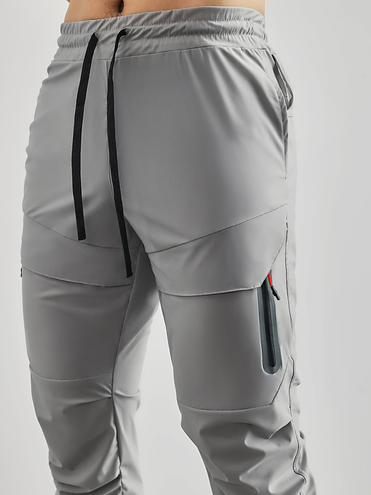Herren Jogginghose Elastischer Bund Stretch Schwarz - Eveloria