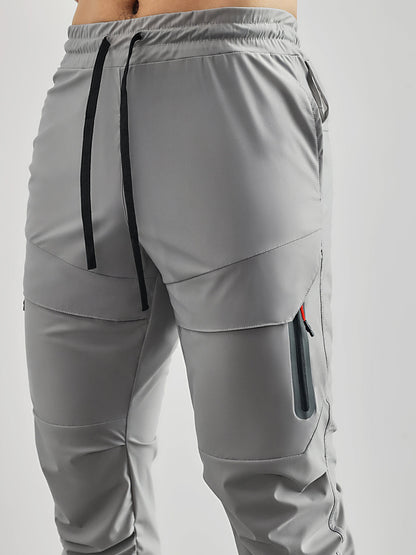 Herren Jogginghose Elastischer Bund Stretch Schwarz - Eveloria