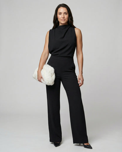 Eveloria Damen Overall Rundhalsausschnitt