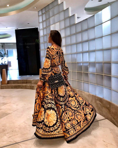 Eveloria Damenkleid Boho Schlitz