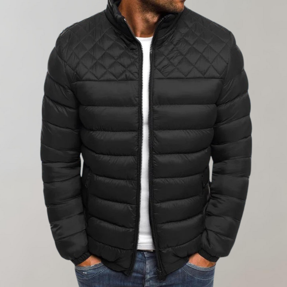 Eveloria Herren Steppjacke Wind- und Wasserdicht