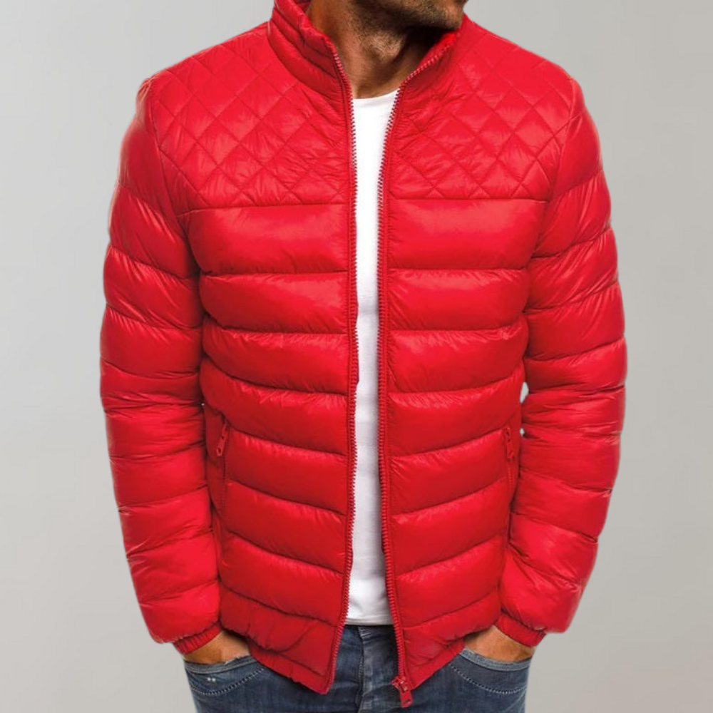 Eveloria Herren Steppjacke Wind- und Wasserdicht