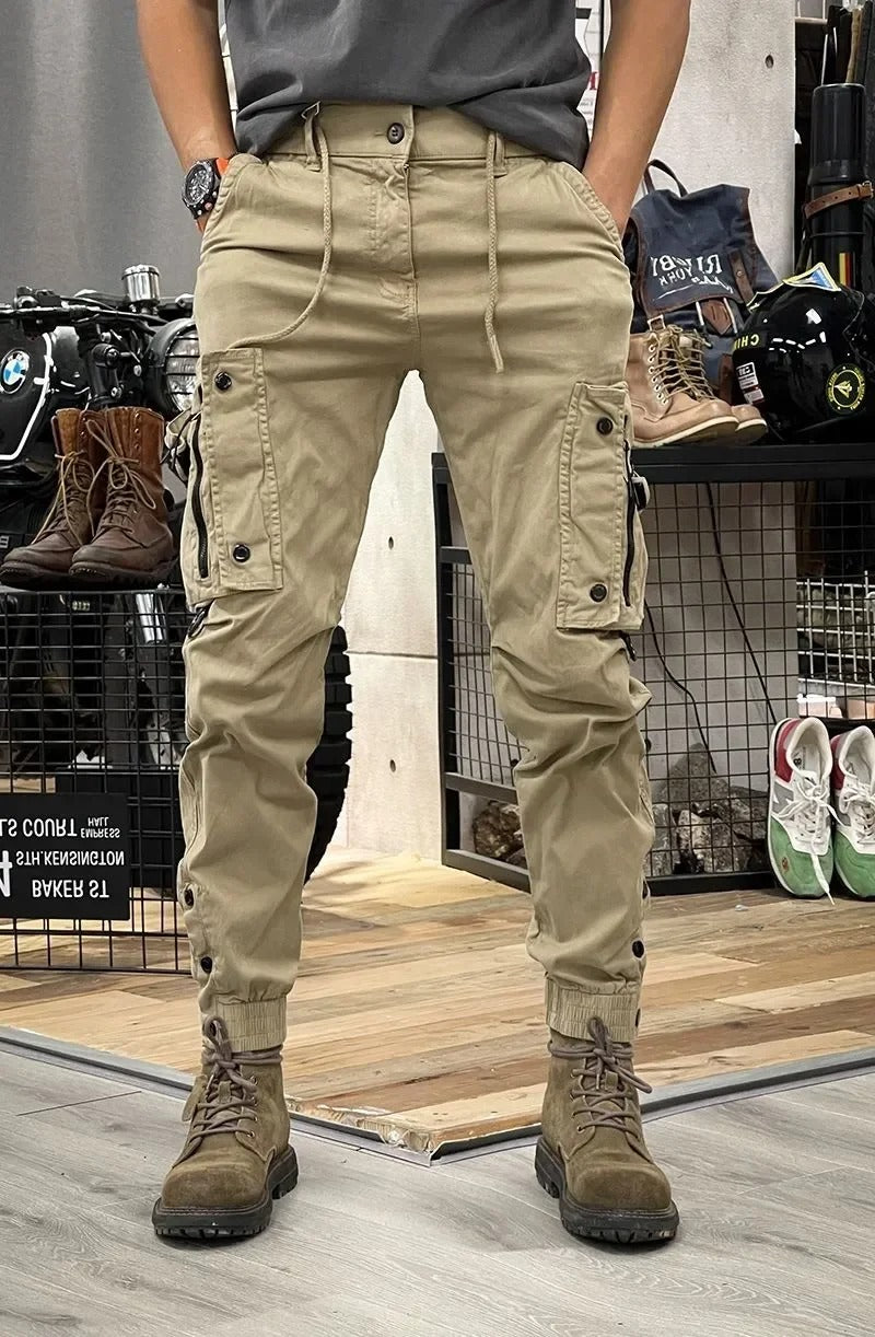 Eveloria Damen Stretch Cargo-Hose Mit Taschen