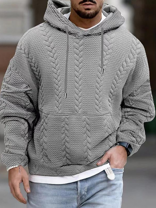 Eveloria Herren Hoodie Langarm Känguru-Taschen - Eveloria