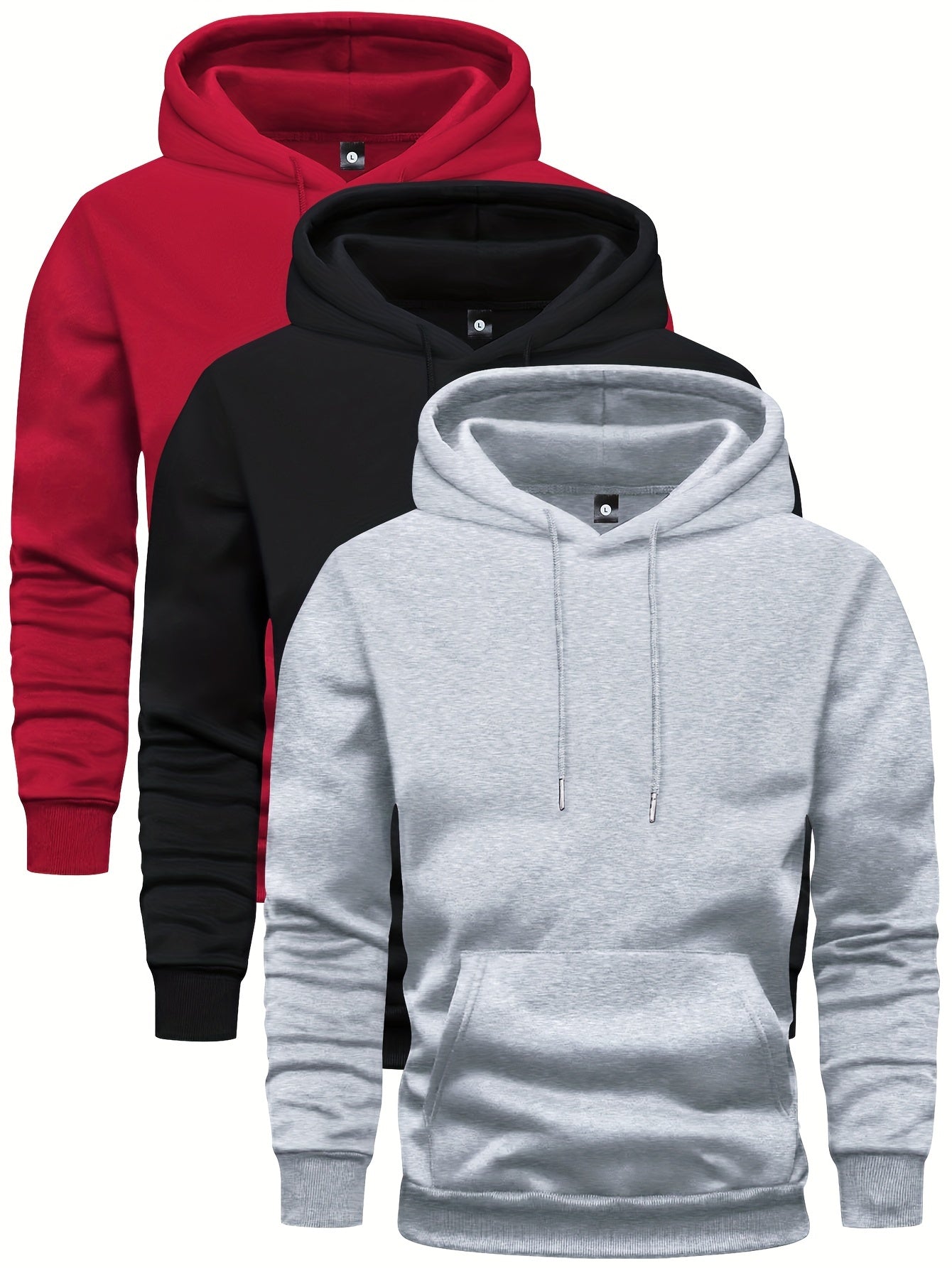 Herren Kapuzenpullover Warm Mit Tasche - Eveloria