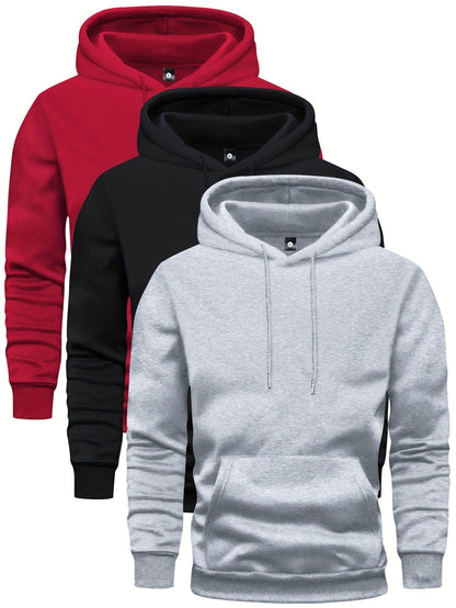 Herren Kapuzenpullover Warm Mit Tasche - Eveloria