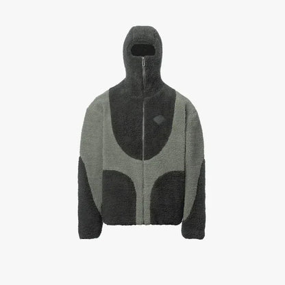 Kapuzenpullover mit Reißverschluss – Warm – Bequem – Fleece-Kapuzenpullover – Herren-Kapuzenpullover-Grau-XS-Chaps Herrenmode