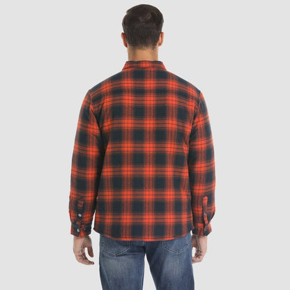 Karierte Jacke | Knopfleiste | Gestepptes Futter | Karierte Jacke | Herrenbekleidung-Chaps Herrenmode