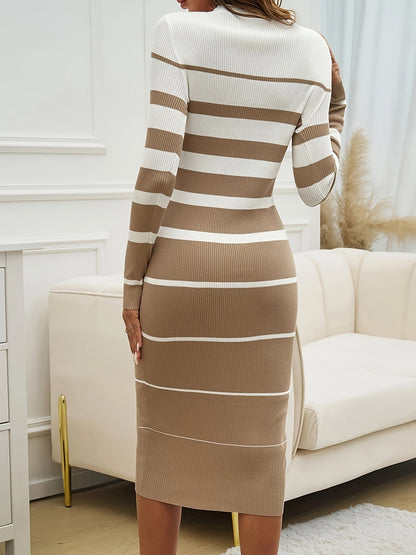 Eveloria Damen Strickkleid Trendig
