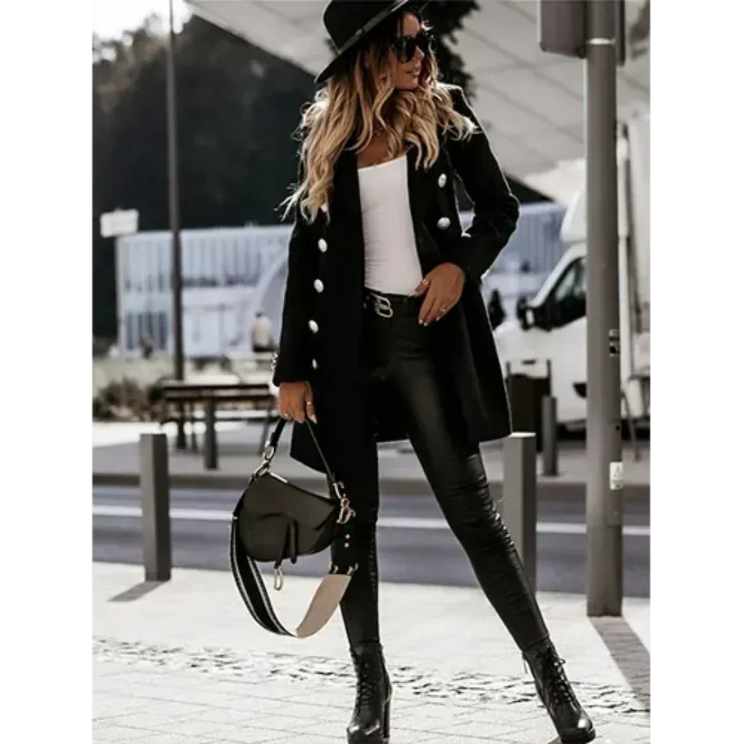 Damen Eleganter Blazer Lang