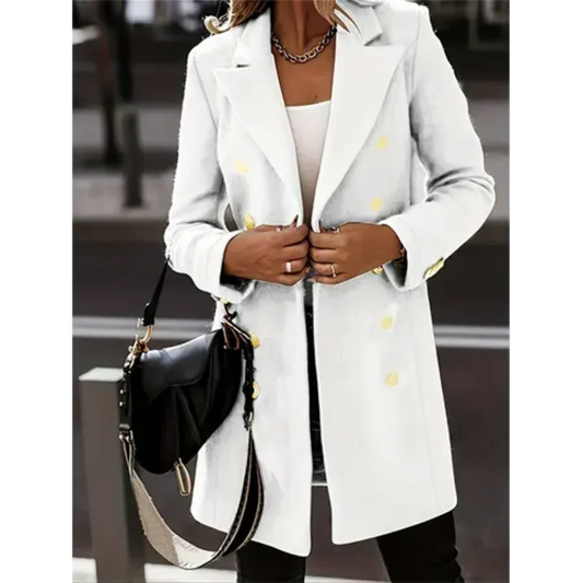 Damen Eleganter Blazer Lang - Eveloria