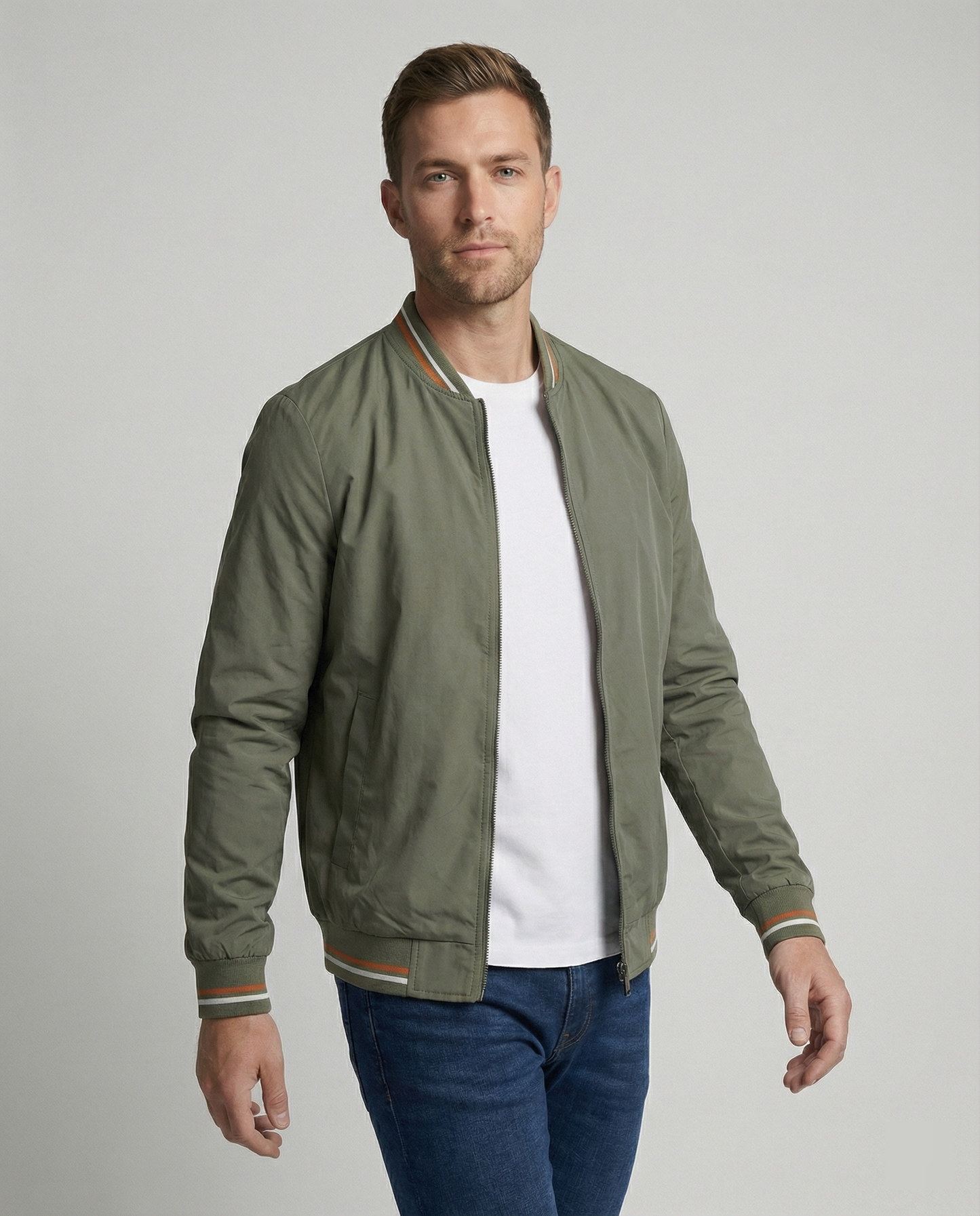 Herren Übergangsjacke Langarm Schlanke Passform - Eveloria
