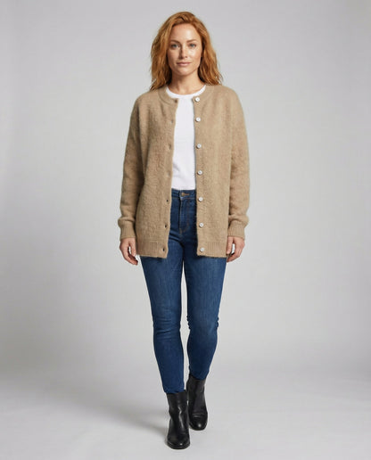 Damen Feinstrickjacke Komfort