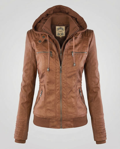 Damen Wetterjacke mit Kapuze